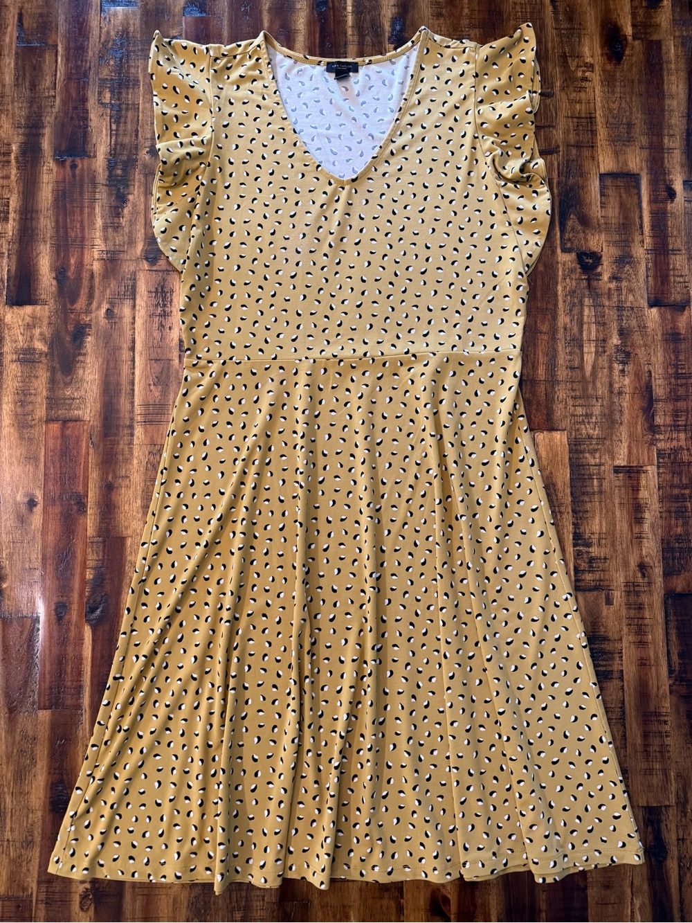 🌵 Ann Taylor V-neck Tank Top Dress. Casual stretchy bright. M whimsy fairycore